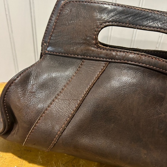 Vintage Dark Brown Handbag - Picture 2 of 5
